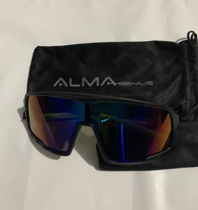 Óculos ALMA detalhe verde